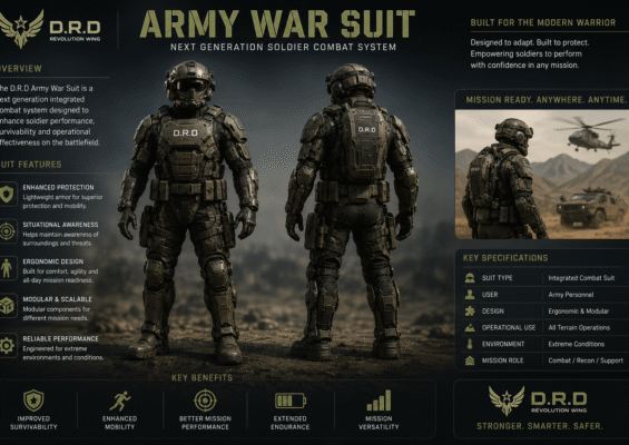 AI Powered Exoskeleton Suit - DRD Guardian Suit by D.R.D Security