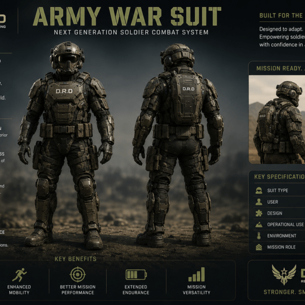 AI Powered Exoskeleton Suit - DRD Guardian Suit by D.R.D Security