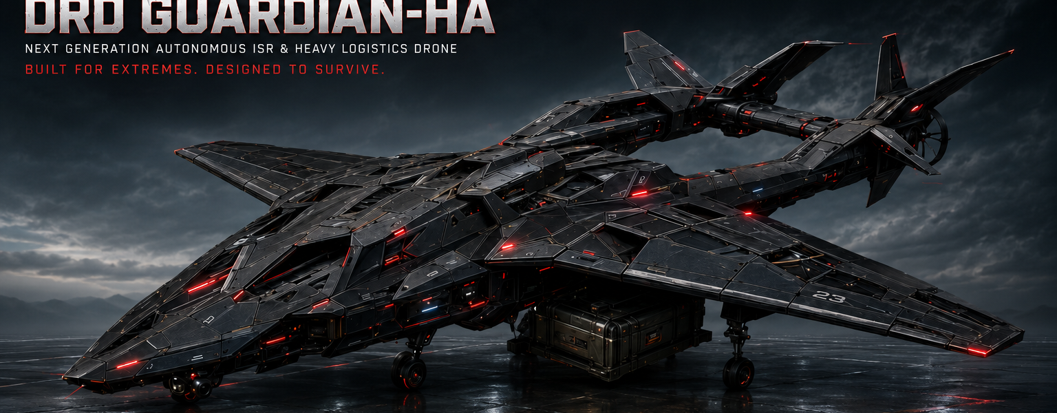 DRD GUARDIAN HA DRD Guardian-HA Autonomous ISR Drone by D.R.D Security